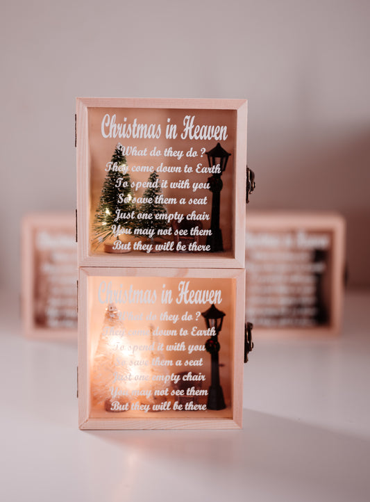 Christmas in Heaven Shadow Box Ornament