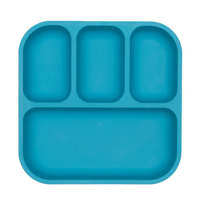 Bobo & Boo Divider Plate (Plant-Based) - Blue
